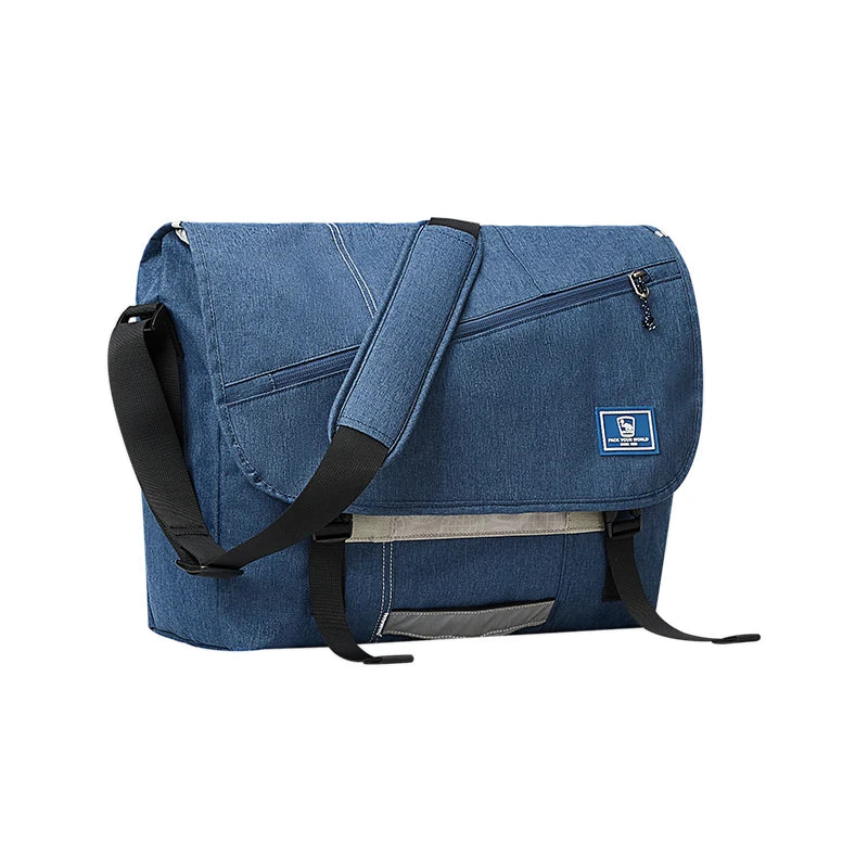 15 Inch Laptop Men Messenger Bag Fashion Travel Sling Shoulder Bag Men's Canvas Briefcase Male Crossbody Pack For Teenages