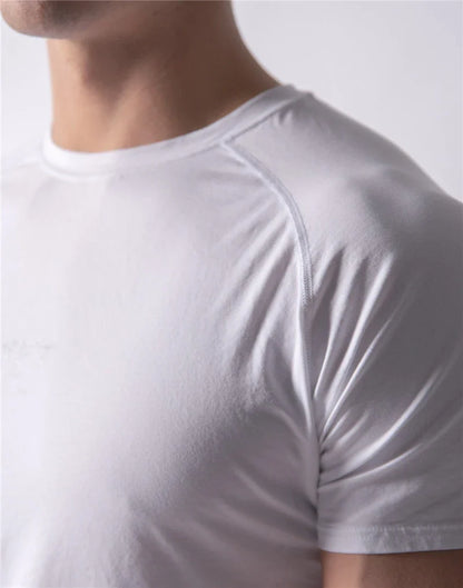 JP&UK Men T-shirt Short Sleeve Cotton Casual Gym Fitness T shirt Bodybuilding Workout Print Tees Tops Male LYFT Brand Clothing