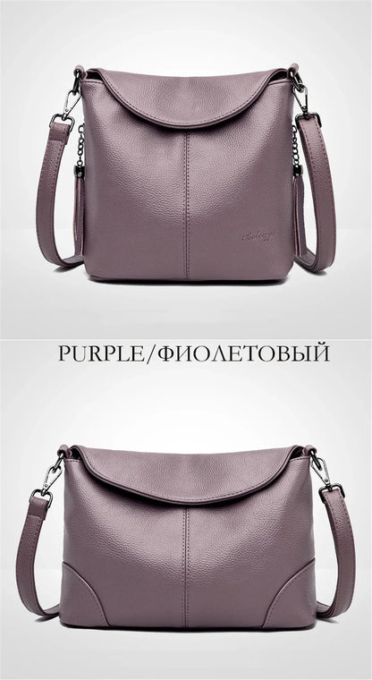 Soft Leather Crossbody Bags for Women 2024 Luxury Handbags Women Bags Designer Female Casual Hand Shoulder Bag bolsos de mujer