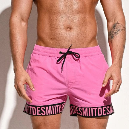 Beach Board Shorts Men's Swimming Shorts Men Swimwear Swim Trunk Fast Dry Surfing Boardshorts Sport Short Bath Suit