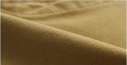 Men's Baggy Multi Pocket Military Cargo Shorts Mens Cotton Khaki Mens