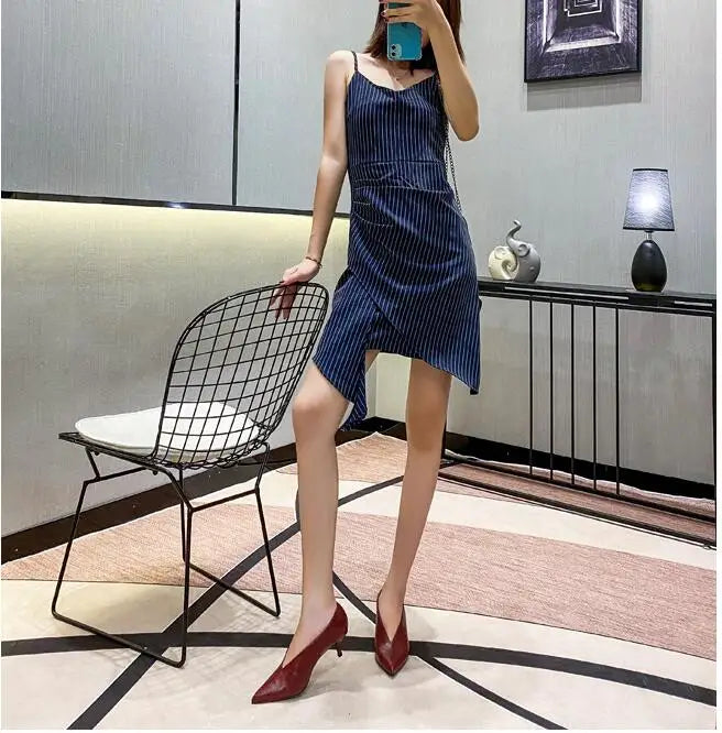 Sexy Autumn New Designer Vintage Evening Shoes Ladies Fashion Pointed Toe V Cut Woman Shoes High Heel Pumps Sexy C323