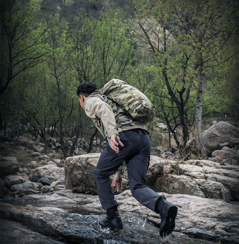 Cargo Pants Men Summer Tacitcal Casual Trousers Waterproof Quick Dry Multi Pocket Pant Male Work Outdoor Joggers Running 5XL