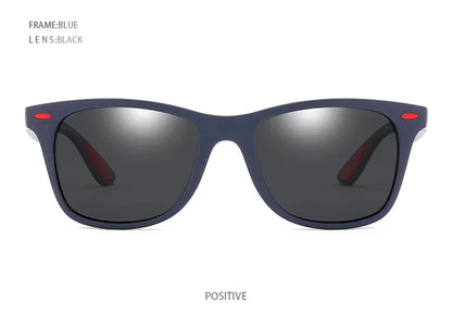 Polarized Sunglasses Men Women Classic Square Plastic Driving Sun Glasses Male Fashion Black Travelling Shades UV400