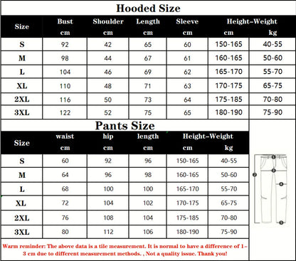 Spring Men's sets Honda logo print fashionable casual outdoor zippered hoodie sweatshirt sport pants for motorcycle enthusiasts