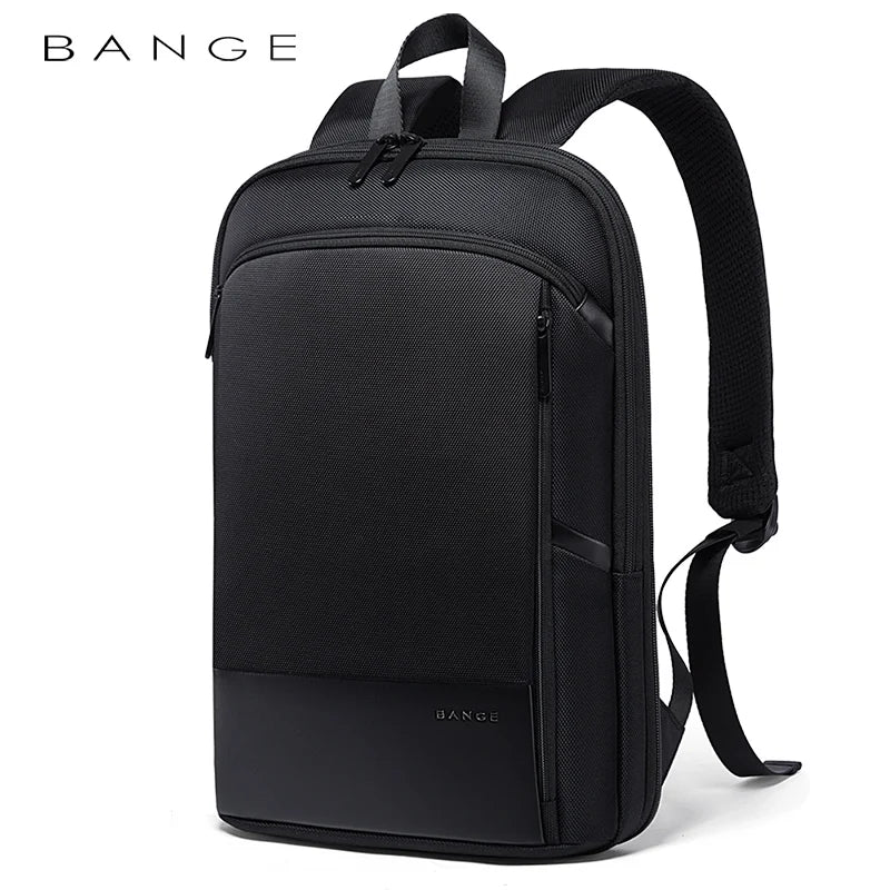 Slim Men Business Expandable Waterproof 15.6" Laptop Backpack Fashion Male Travel Light Scalable Shoulder Bags for Men