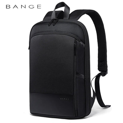 Slim Men Business Expandable Waterproof 15.6" Laptop Backpack Fashion Male Travel Light Scalable Shoulder Bags for Men