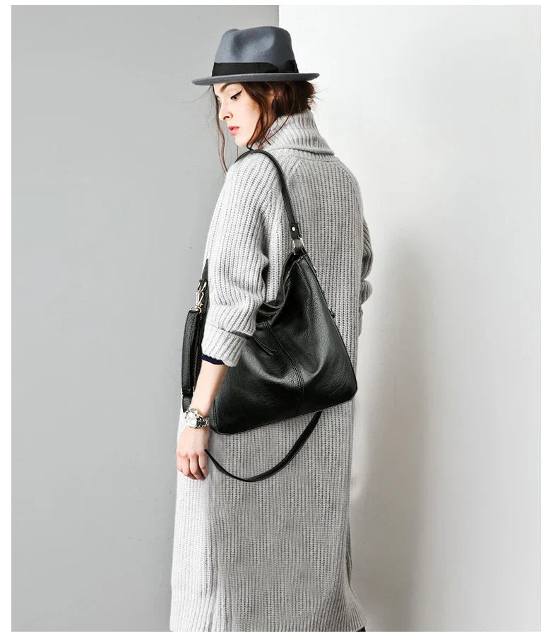 Luxury Handbags Women Bags Designer Faux Leather Bags For Women Hobos Europe Crossbody Bag Ladies Vintage Large Tote Bags