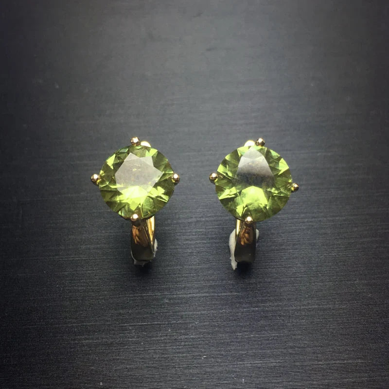 Simply Zultanite Earring 925 Silver Sterling Stone Color Change Rose Gold Plated Jewelry For Women Wedding Party Gift