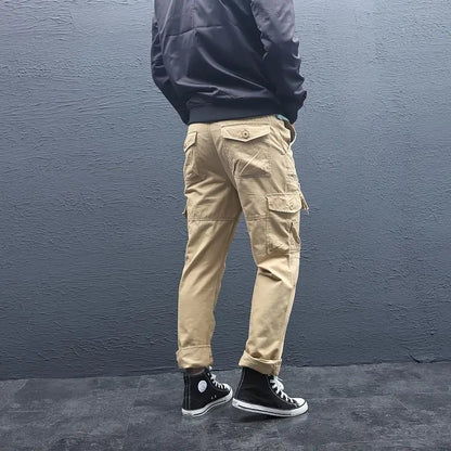 Big Size Men's Tactical Trousers Loose Casual Pants Running Overalls Men's Sweatpants Sports Hiking Outdoor Clothes Work Pants