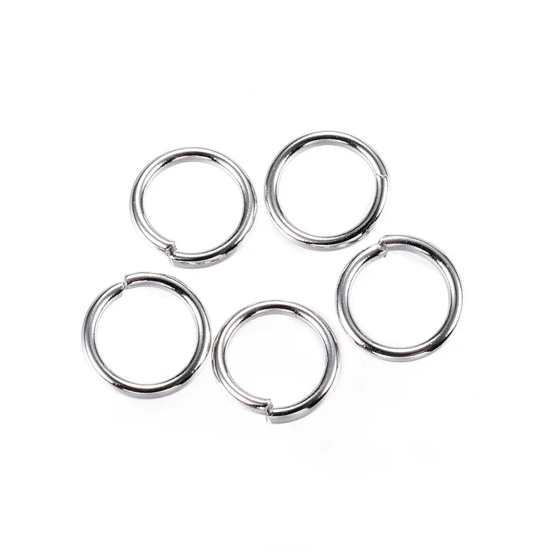 304 Stainless Steel Jump Rings Close Unsoldered Jump Rings for Jewelry Accessories Lovers 4mm 5mm 6mm 7mm 8mm 9mm 10mm