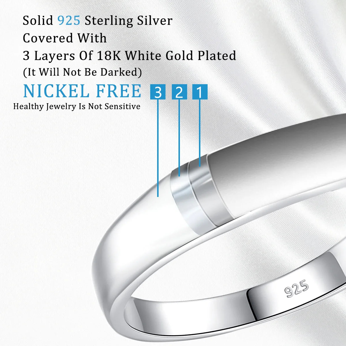 Certified 5 Stone Moissanite Ring Woman Silver 925 100% Rose Gold Plated Brilliant Jewelry For Engagement Gifts For Girl