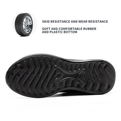 Work Boots Steel Toe Safety Shoes Men Women Work Shoes Sneakers Lightweight  Anti-Puncture Safety Shoes Men Indestructible Boots