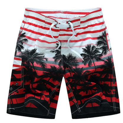 Men's Surf Board Shorts Surfing Beach Trunks Swimming Wear Bermudas Masculina Swimwear Plus Size 4XL 5XL 6XL