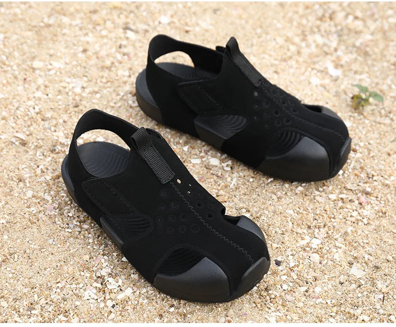 Children Functional Sandals Kids Fashion Airplane Shoes Summer New Baby Beach Shoes  Boys and Girls Cool Barefoot Sandals