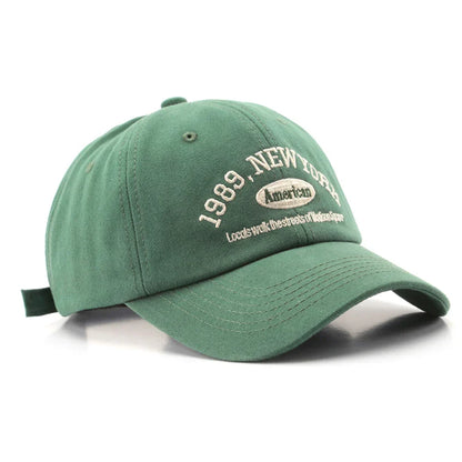 Stylish Green Streetwear Baseball Caps For Men Luxury Brand Women Hat Cotton Letter Snapback Hip Hop Cap Gorras Para Mujer