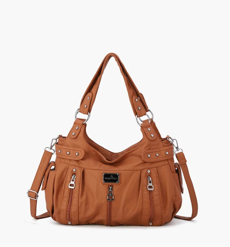 Winter Fashion Shoulder Bag for Women Soft PU Crossbody Handbg Large Capacity Messenger Bag Hobos Big Purse