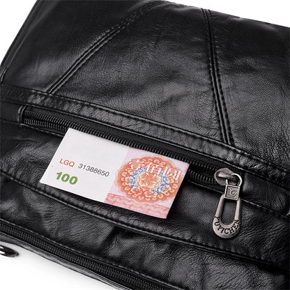 Fashion All-match Solid Color Messenger Bag High Capacity Womens Shoulder Bags 2021 New High Quality Pu Leather Women Handbag