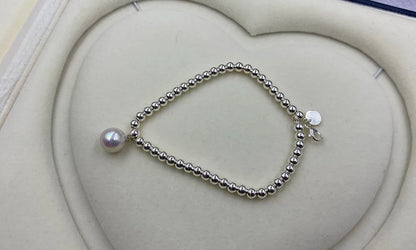 925 Sterling Silver Beads Bracelet Heart Charm Design Fashion Women Girls Lover Best Gift Hot Sale