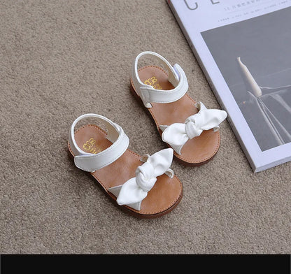 Girls Sandals Fashion Princess Classic Baby Girl Kids Summer Sandals Children Sweet Summer Shoes Soft 21-30 Hot Sale Bow-knot