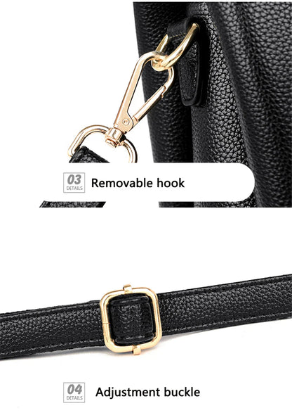 High Quality Leather Casual Tote Luxury Handbags Women Bags Designer Shoulder Crossbody Bags for Women 2024
