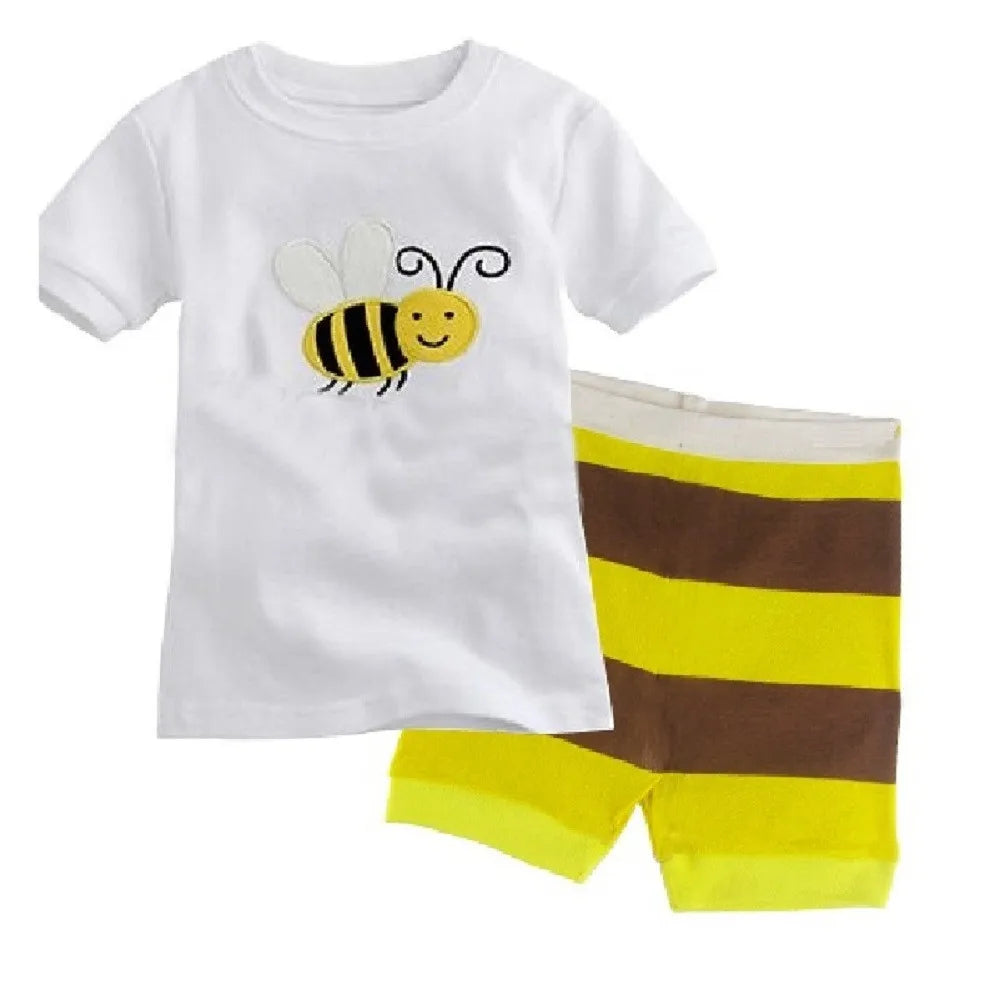 Green Crocodile Baby Boy Clothes Set Bike Children Tee Shirts Pants Suits Kids Outfit 100% Cotton Tops Panties 2 3 4 5 6 7 Years