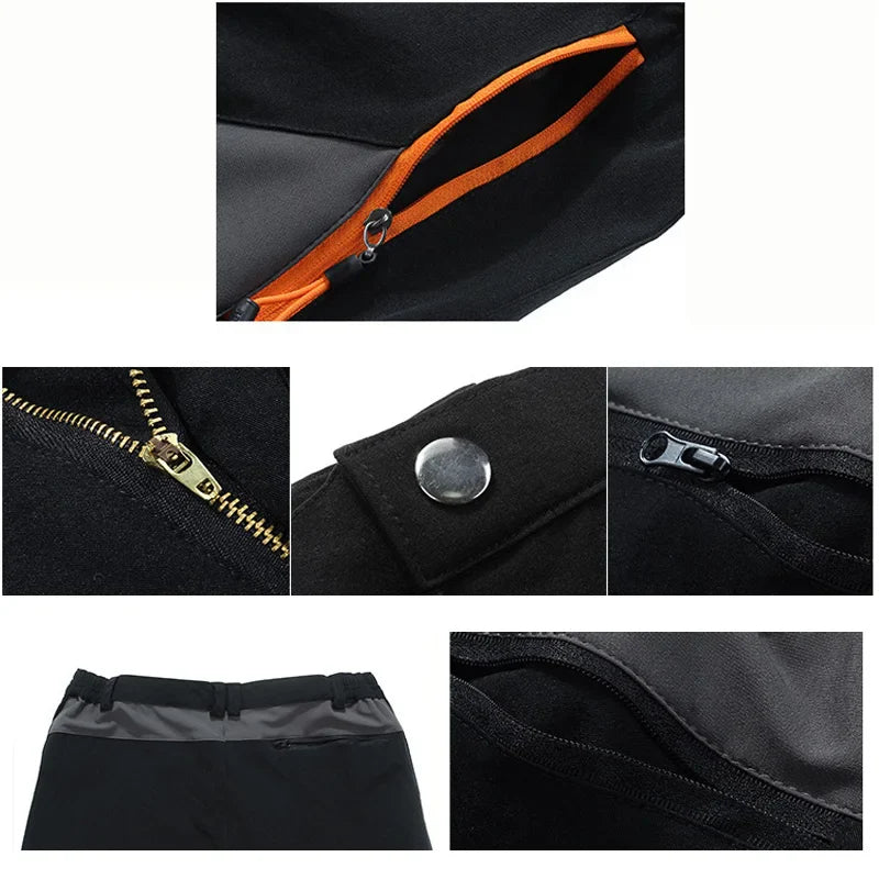 Quick Dry Hiking Pants Men Outdoor Running Camping Climbing Waterproof Mountain Trousers Stretch Lightweight Pants