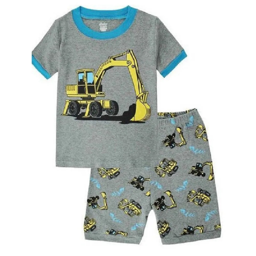 Green Crocodile Baby Boy Clothes Set Bike Children Tee Shirts Pants Suits Kids Outfit 100% Cotton Tops Panties 2 3 4 5 6 7 Years