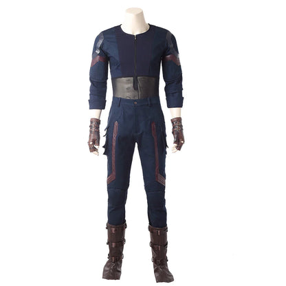 Movie Infinity War Superhero Captain Steve Rogers Cosplay Costume Men Outfit for Adult Men Halloween Uniforms Free Custom Made