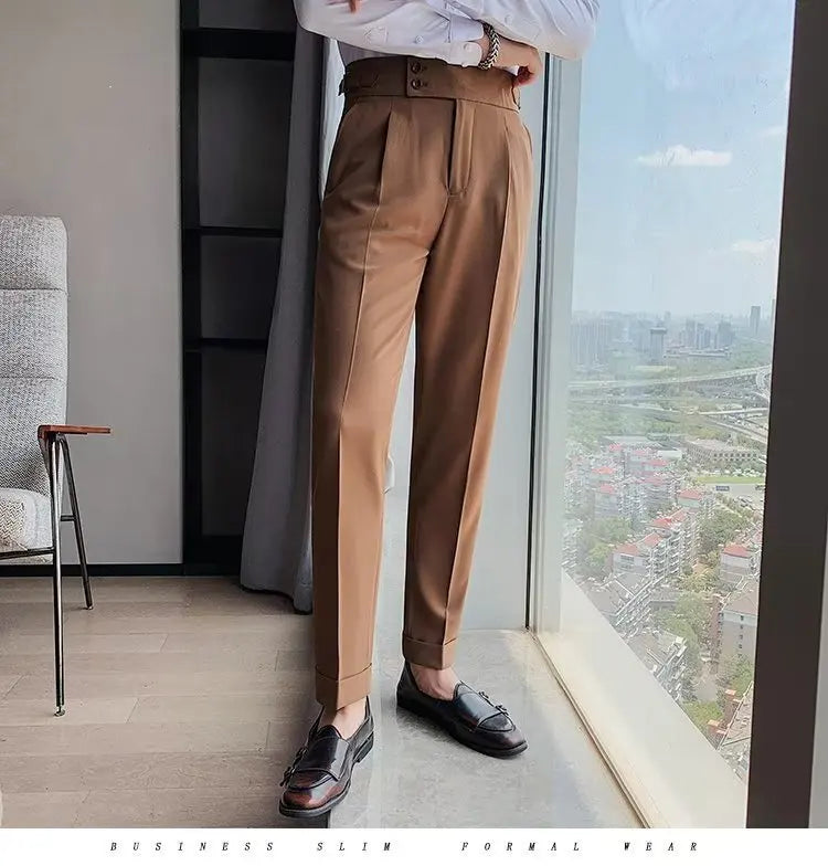 Support Customization of One Item Summer Men's Casual Trend Straight Leg Pants Fashionable and Cool Men's Loose Pants