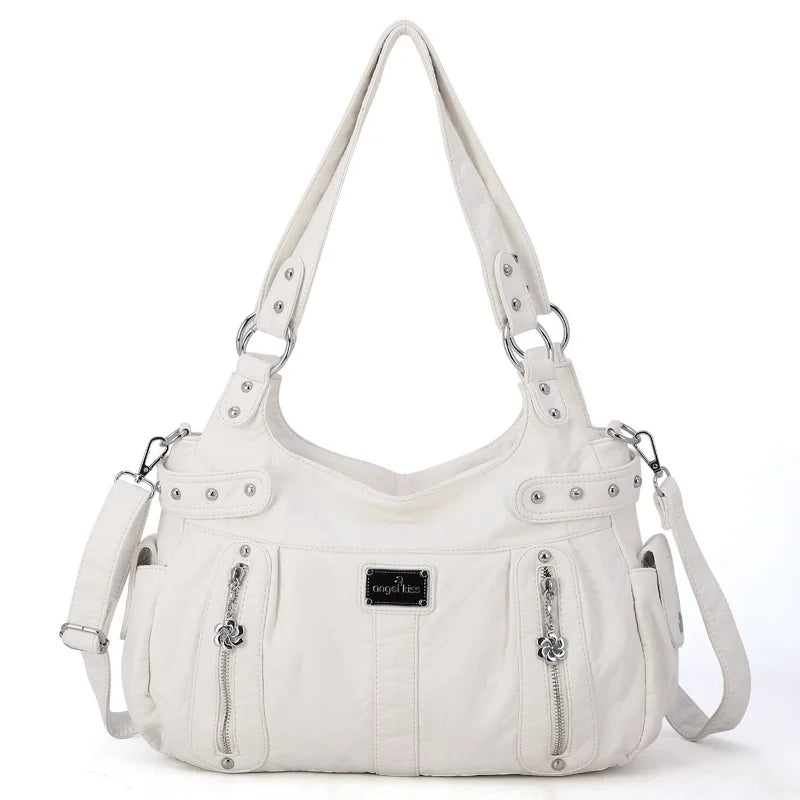 Winter Fashion Shoulder Bag for Women Soft PU Crossbody Handbg Large Capacity Messenger Bag Hobos Big Purse