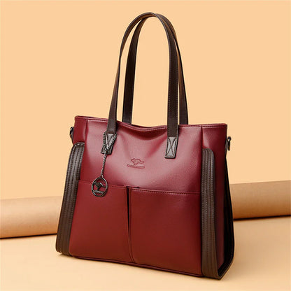 Women Fahsion Tote Bag Handbag Purses Large Luxury Designer Shopper Bag Soft Leather Branded Shoulder Crossbody Messenger Bag