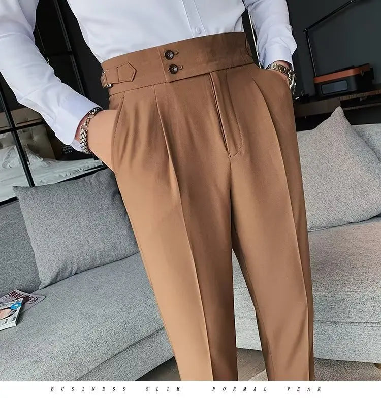 Support Customization of One Item Summer Men's Casual Trend Straight Leg Pants Fashionable and Cool Men's Loose Pants