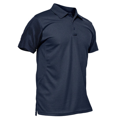 Summer Colorful Fashion Polo Tee Shirts Men's Short Sleeve T-shirt Quick Dry Army Team Work Green T-Shirt Tops Clothing
