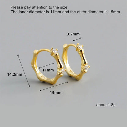 925 Sterling Silver Earring Colorful Dripping Oil Material Ear Ring Ear Buckle Rhombus Shape Trend Wild Girl Women Boy Ear Jewel