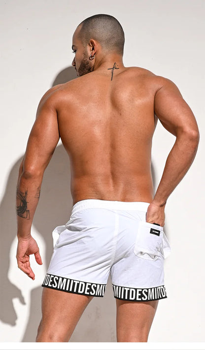 Beach Board Shorts Men's Swimming Shorts Men Swimwear Swim Trunk Fast Dry Surfing Boardshorts Sport Short Bath Suit