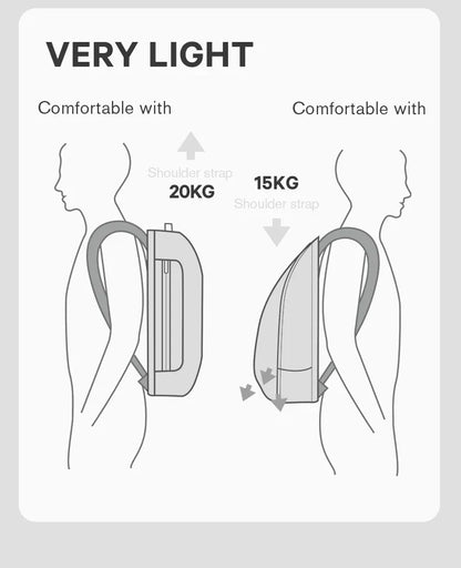Slim Men Business Expandable Waterproof 15.6" Laptop Backpack Fashion Male Travel Light Scalable Shoulder Bags for Men