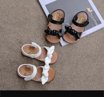 Girls Sandals Fashion Princess Classic Baby Girl Kids Summer Sandals Children Sweet Summer Shoes Soft 21-30 Hot Sale Bow-knot