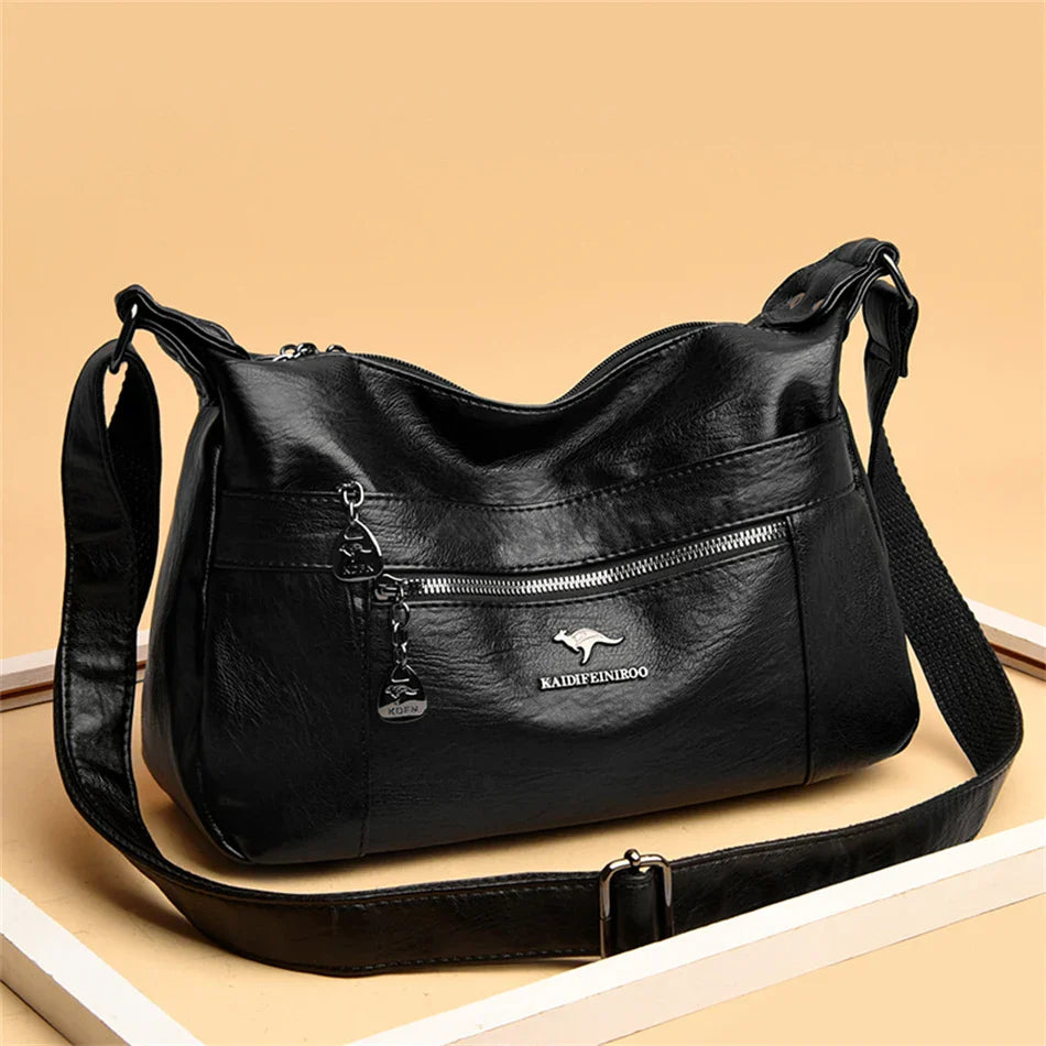 New Genuine Brand Leather Sac Luxury Handbags Purses Women Bags Designer Shoulder Crossbody Messenger Bags 2024 Female Hand Bag