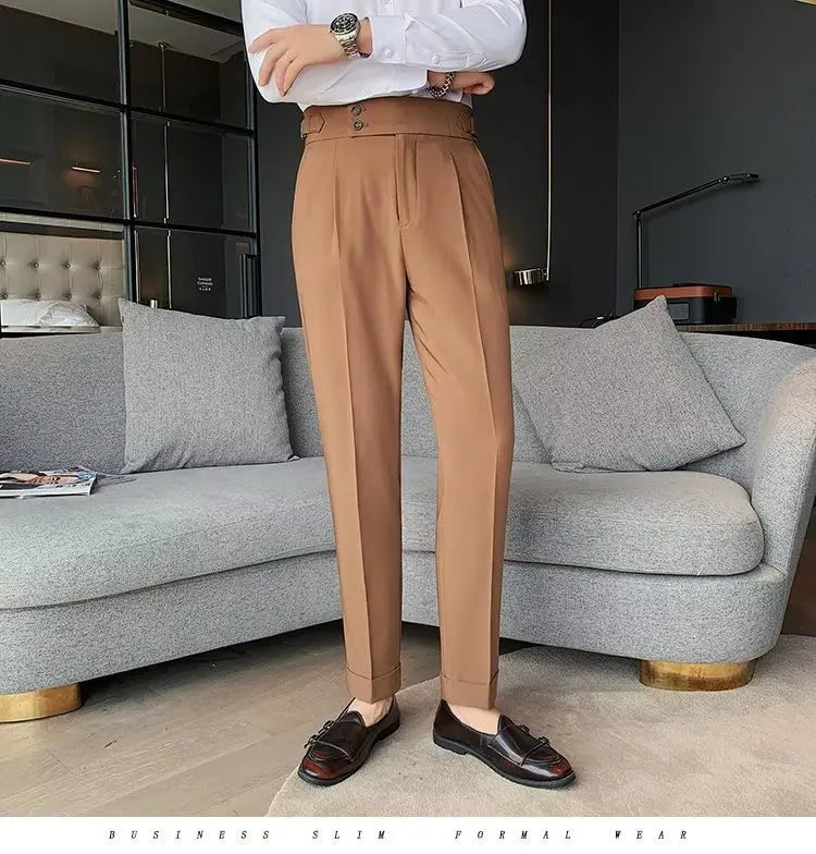 Support Customization of One Item Summer Men's Casual Trend Straight Leg Pants Fashionable and Cool Men's Loose Pants