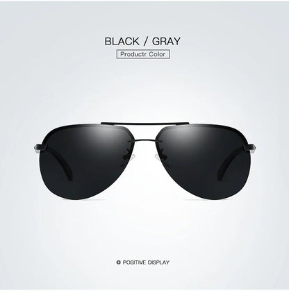 New Polarized Men Sunglasses Classic Driving Sun Glasses Metal Frame Mirror Lens Sunglasses Men/Women