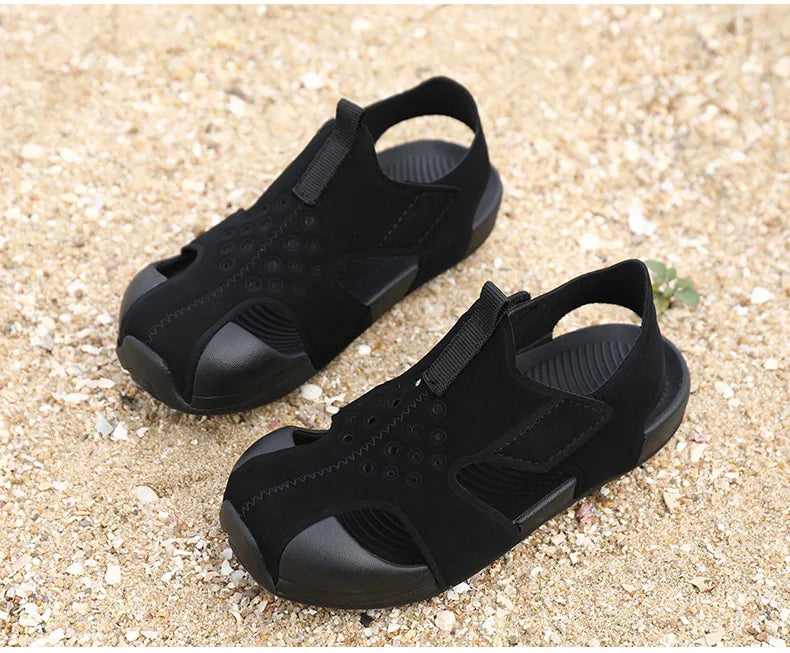 Children Functional Sandals Kids Fashion Airplane Shoes Summer New Baby Beach Shoes  Boys and Girls Cool Barefoot Sandals