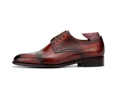 Men's Leather Brogues Dress Classic Office Formal Shoes Business Social Male Leather Wedding Shoes For Men Elegant DE03