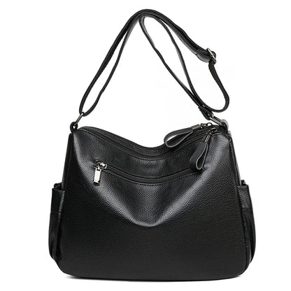 Classic Shoulder Bags High Quality Multi Pockets Soft Leather Crossbody Bags for Women 2024 Designer Luxury Handbags Purses