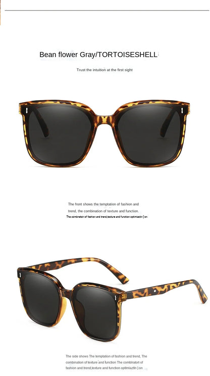 Vintage Square Sunglasses Women Oversized Sunglass Men Retro Black Sun Glasses Shades Goggle UV400  Oculos De Sol