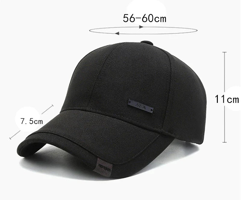 Men's Cotton Baseball Caps Bone Gorras Casquette Homme Dad Hats Snapback Hat Adjustable Trucker Cap Male