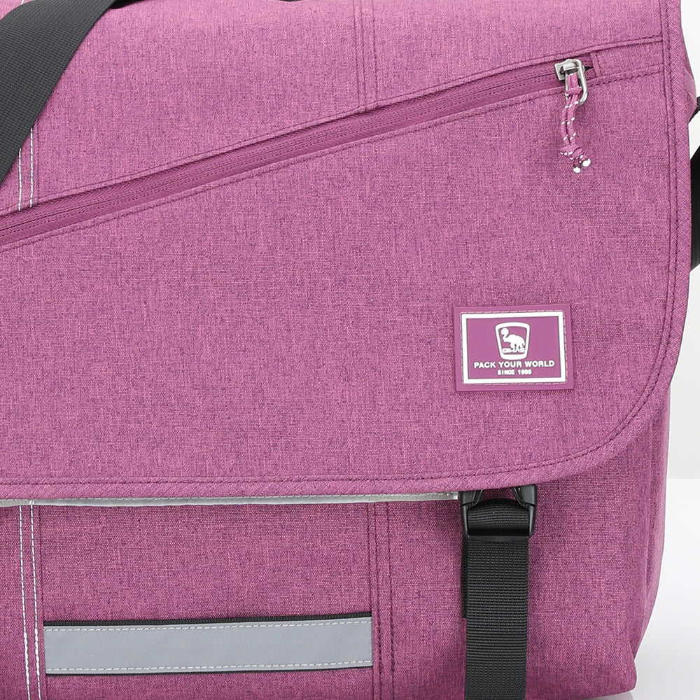 15 Inch Laptop Men Messenger Bag Fashion Travel Sling Shoulder Bag Men's Canvas Briefcase Male Crossbody Pack For Teenages