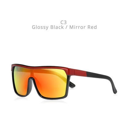 Flynn Style Sunglasses Men Plus Shape Outdoor Anti-reflective Sun Glasses Women with Peanut Box