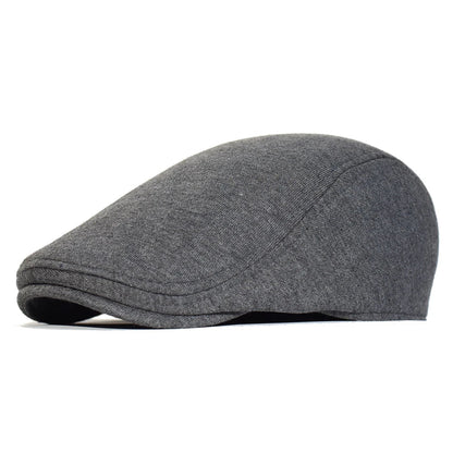 Cotton Newsboy Caps Men Women Hat Soft Casual Beret Solid Unisex Retro Hat Driver Flat Cap The waiter Cap