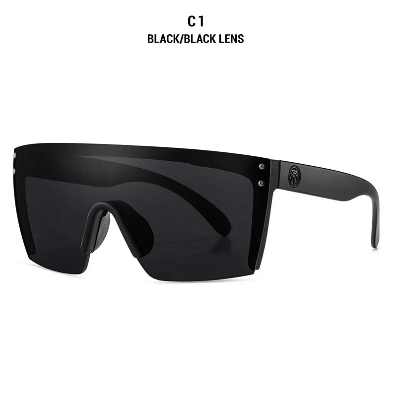Sunglasses square Conjoined lens Women men Gradient lens sun glasses